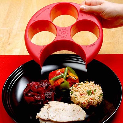 Portion-control plate helps